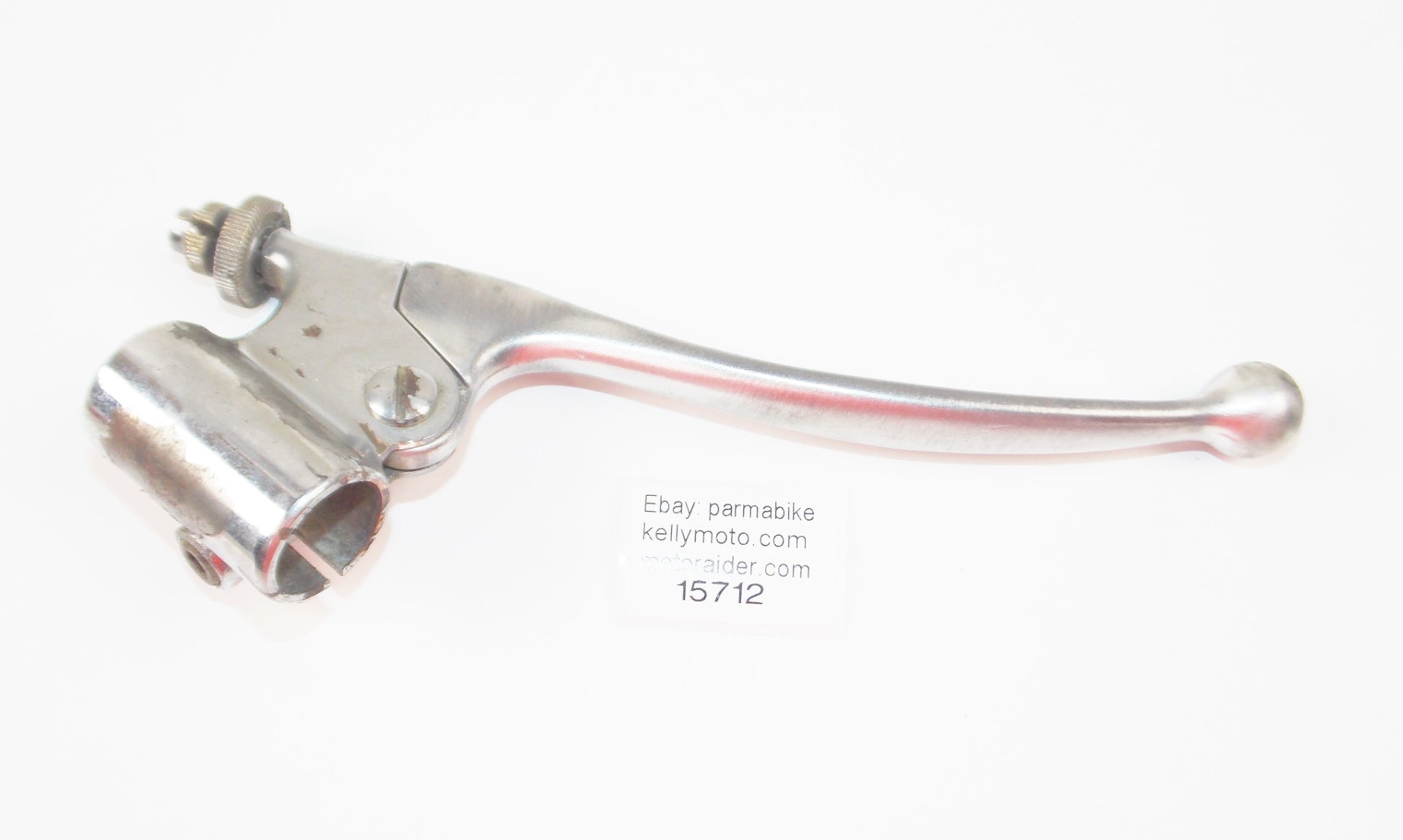 1959 GILERA GIUBILEO 98cc RIGHT BRAKE LEVER ASSY PERCH BLADE 7/8" 22mm HANDLEBAR - MotoRaider