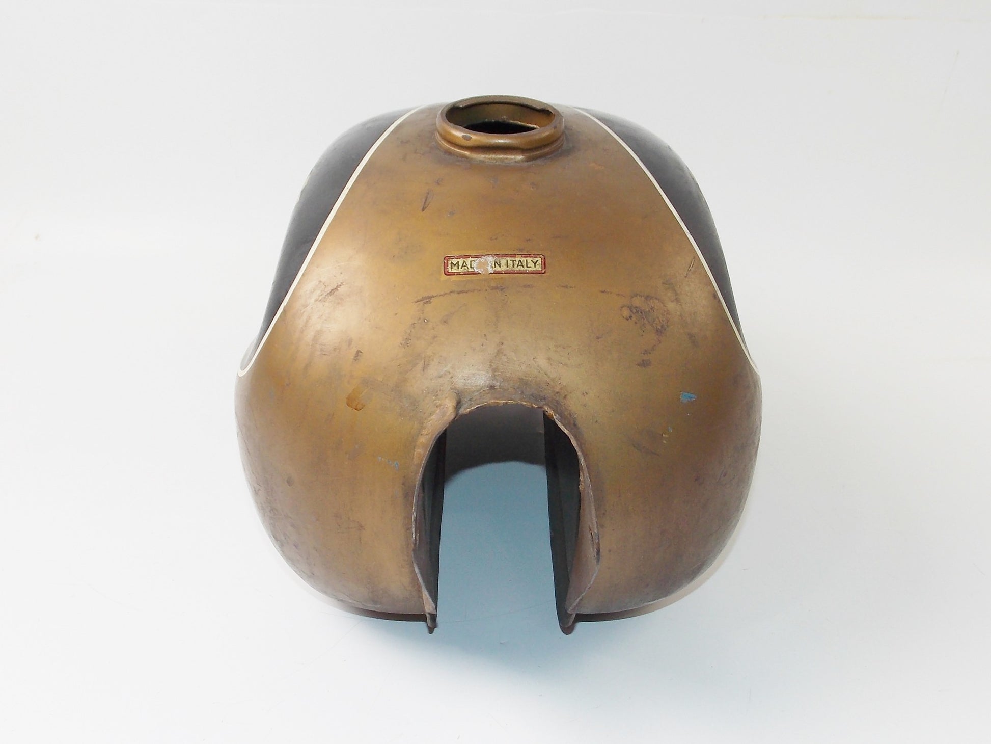 1960 J-Be BUCCANEER 200 SACHS FUEL GAS PETROL TANK BROWN BLACK - MotoRaider