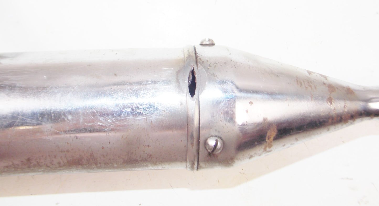 1953-1956 MV AGUSTA PULMAN 125cc RIGHT SIDE EXHAUST MUFFLER PIPE VINTAGE ITALY - MotoRaider