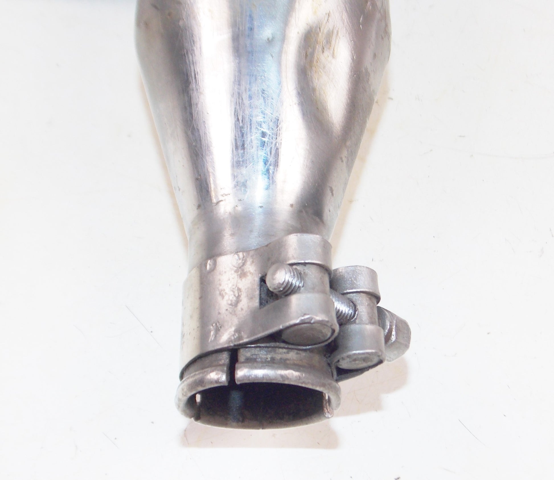 1953-1956 MV AGUSTA PULMAN 125cc RIGHT SIDE EXHAUST MUFFLER PIPE VINTAGE ITALY - MotoRaider