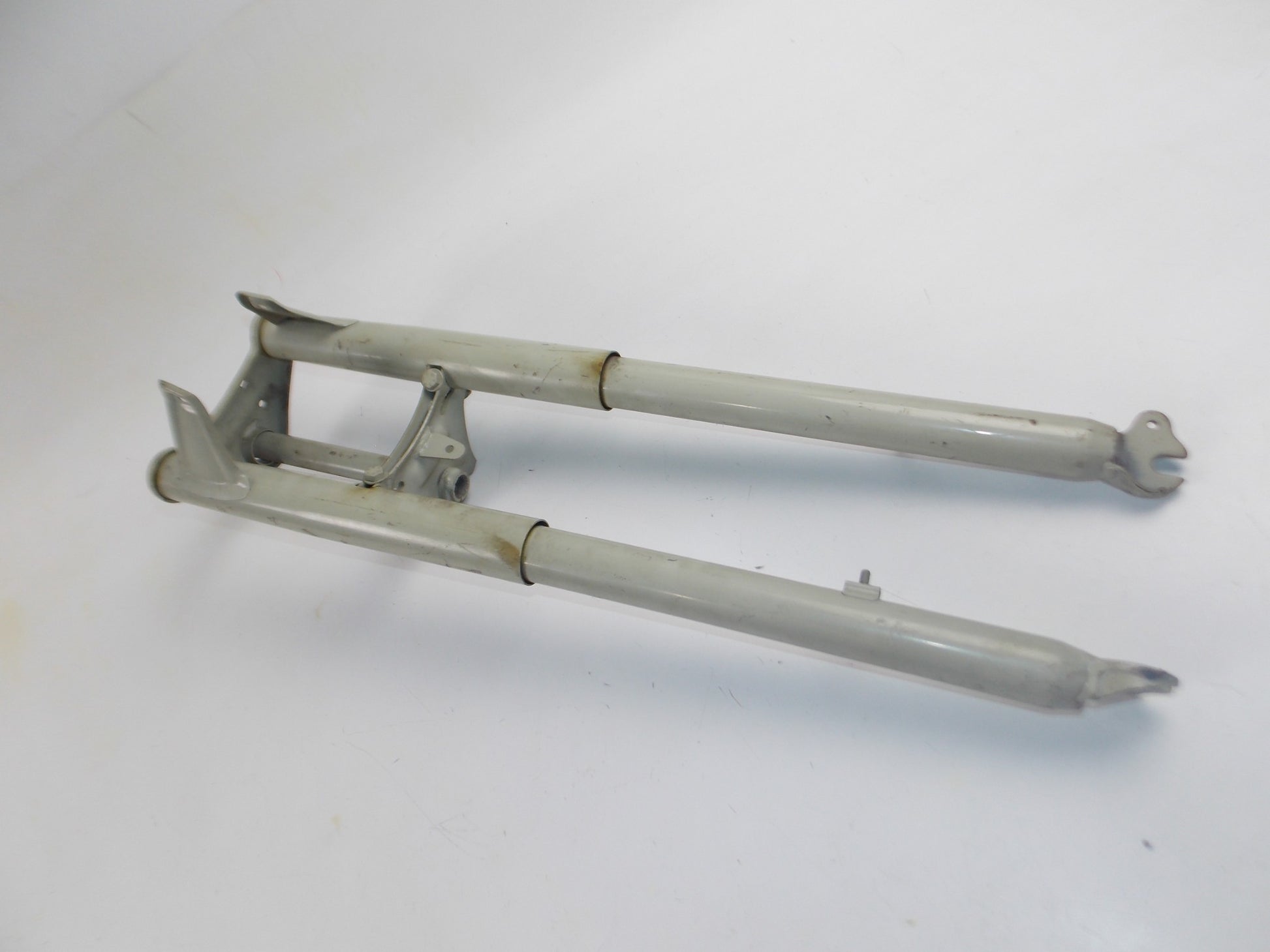 1950's ITALIAN MOPED FRONT FORK L=690mm LIGHT GREY DUCATI LAVERDA MOTOM RIZZATO - MotoRaider