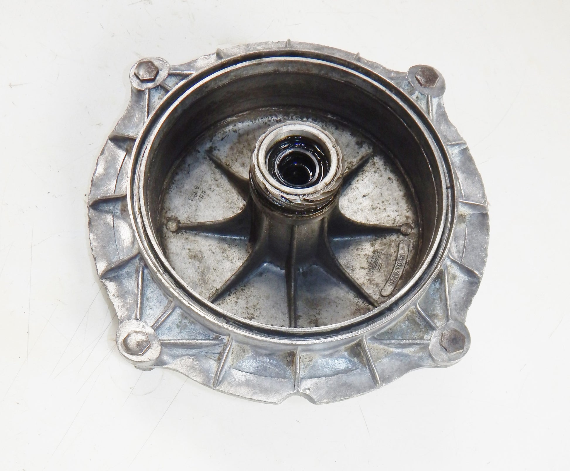 1959 LAMRETTA LI 150 FRONT WHEEL BRAKE DRUM HUB 19.04.4120 VINTAGE SCOOTER ITALY - MotoRaider