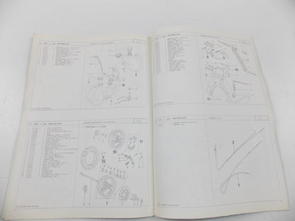 09/1998 SPARE PARTS CATALOG BOOK MANUAL PEUGEOT SCOOTER GAMMA ELYSEO 100 ITALIAN - MotoRaider