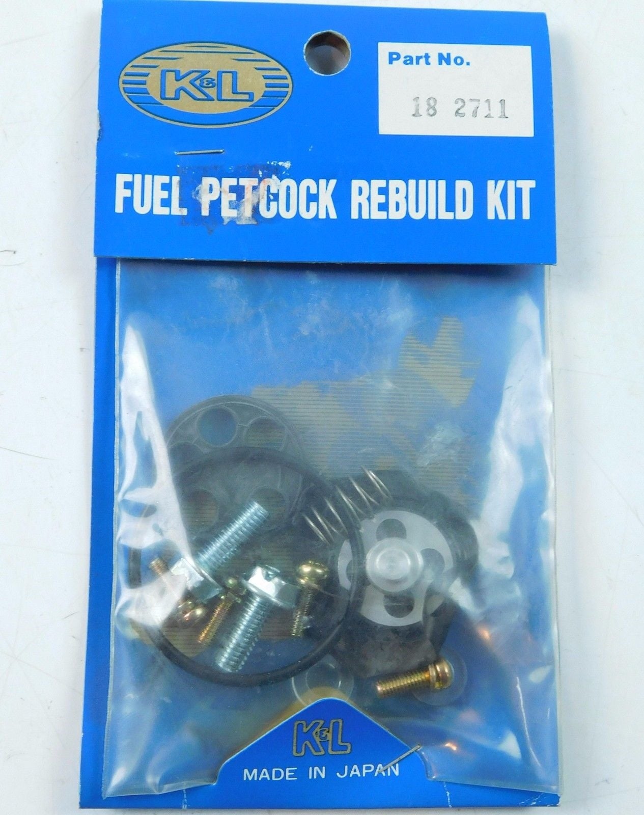 18-2711 K&L FUEL PETCOCK REPAIR REBUILD  KIT GAS TANK FUEL VALVE KAWASAKI KZ1000 - MotoRaider