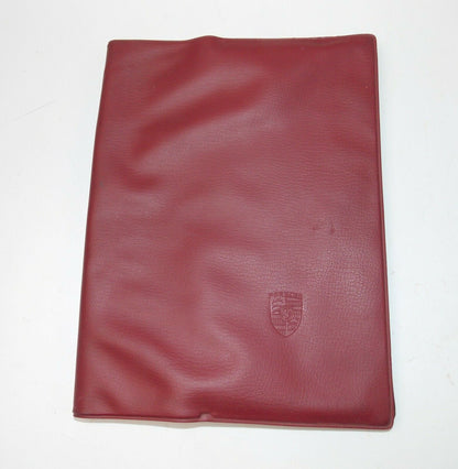 1957 PORSCHE 356-A DRIVER OWNER MANUAL USA DEALER LIST BOOK MANUAL POUCH HOLDER - MotoRaider