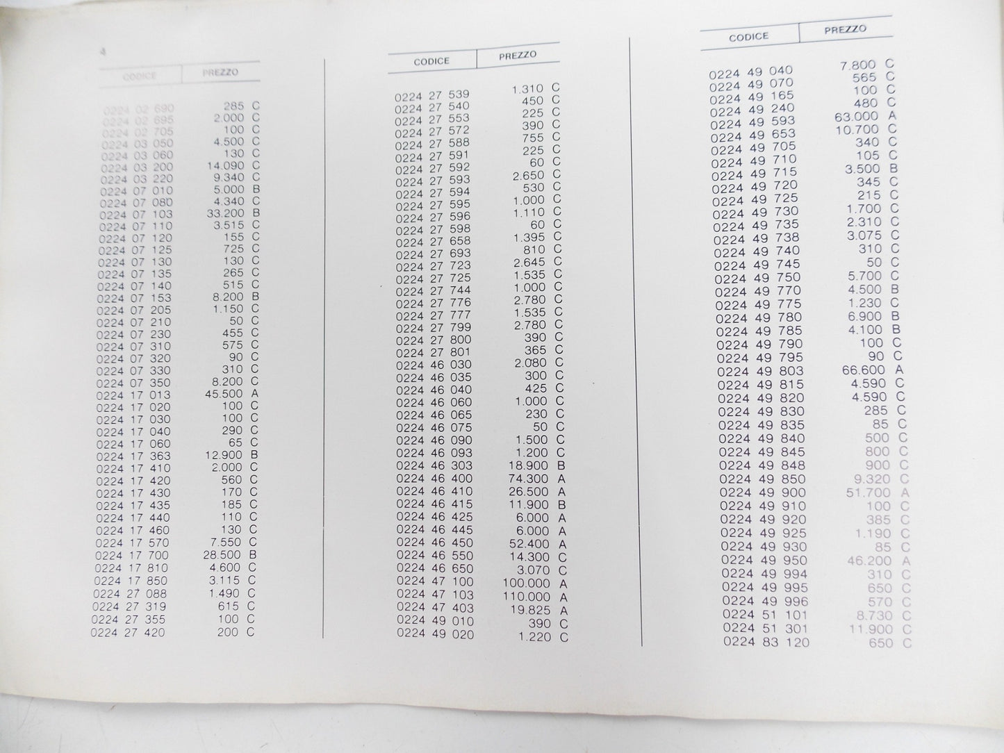 1-81 DUCATI MARINE BOAT INBOARD OUTBOARD MOTOR SPARE PART PRICE LIST MANUAL BOOK - MotoRaider