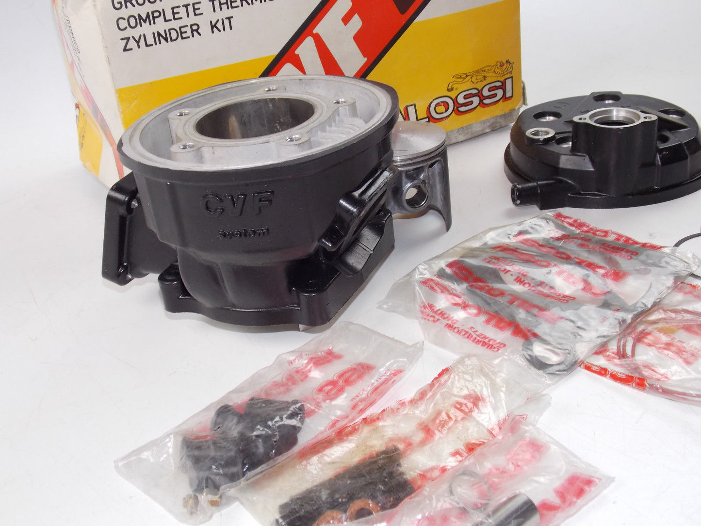 168cc MALOSSI KIT CYLINDER 65mm PISTON CAGIVA 125 ALETTA ROSSA DAKAR ELEFANT/2 - MotoRaider