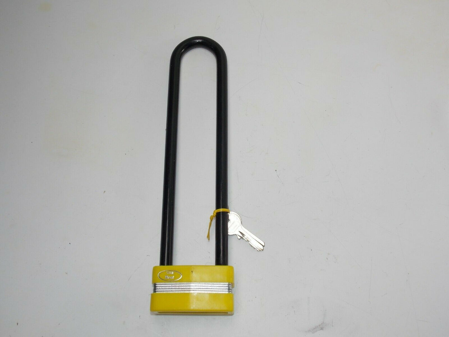 "YWS THE BEST" PAD LOCK EXTRA LONG LOOP L=10" SECURITY ANTI-THEFT MOTORCYCLE - MotoRaider