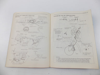 08/1982 SUPPLEMENT SERVICE MANUAL BOOK SUZUKI GSX750E/T ITALIAN 99501-37010-01B - MotoRaider