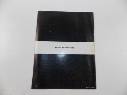 02/1986 SUPPLEMENTARY SERVICE MANUAL CATALOG BOOK SUZUKI DR600S/DRR500S ENGLISH - MotoRaider