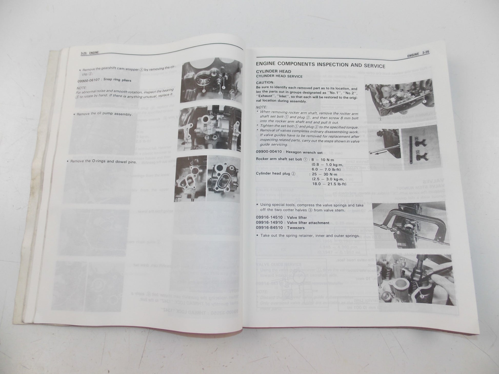 02/1988 SERVICE MANUAL CATALOG REPAIR BOOK SUZUKI GSXR750 ENGLISH - MotoRaider