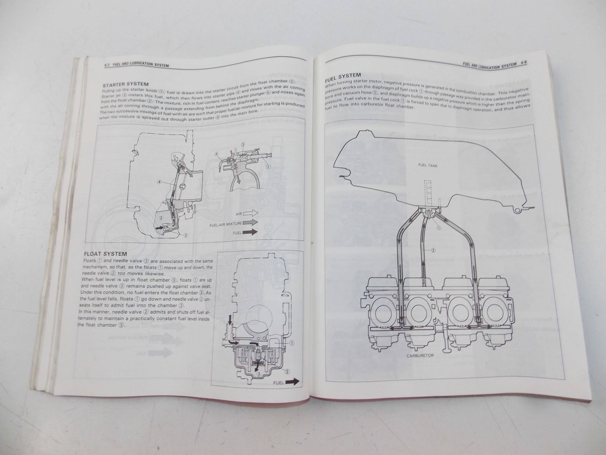 02/1988 SERVICE MANUAL CATALOG REPAIR BOOK SUZUKI GSXR750 ENGLISH - MotoRaider