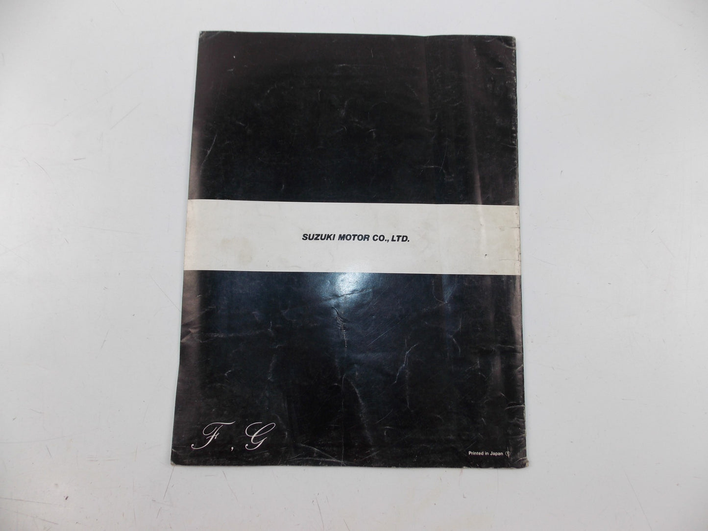 11/1985 SUPPLEMENT SERVICE MANUAL CATALOG BOOK SUZUKI  GSX550 ITALIAN - MotoRaider