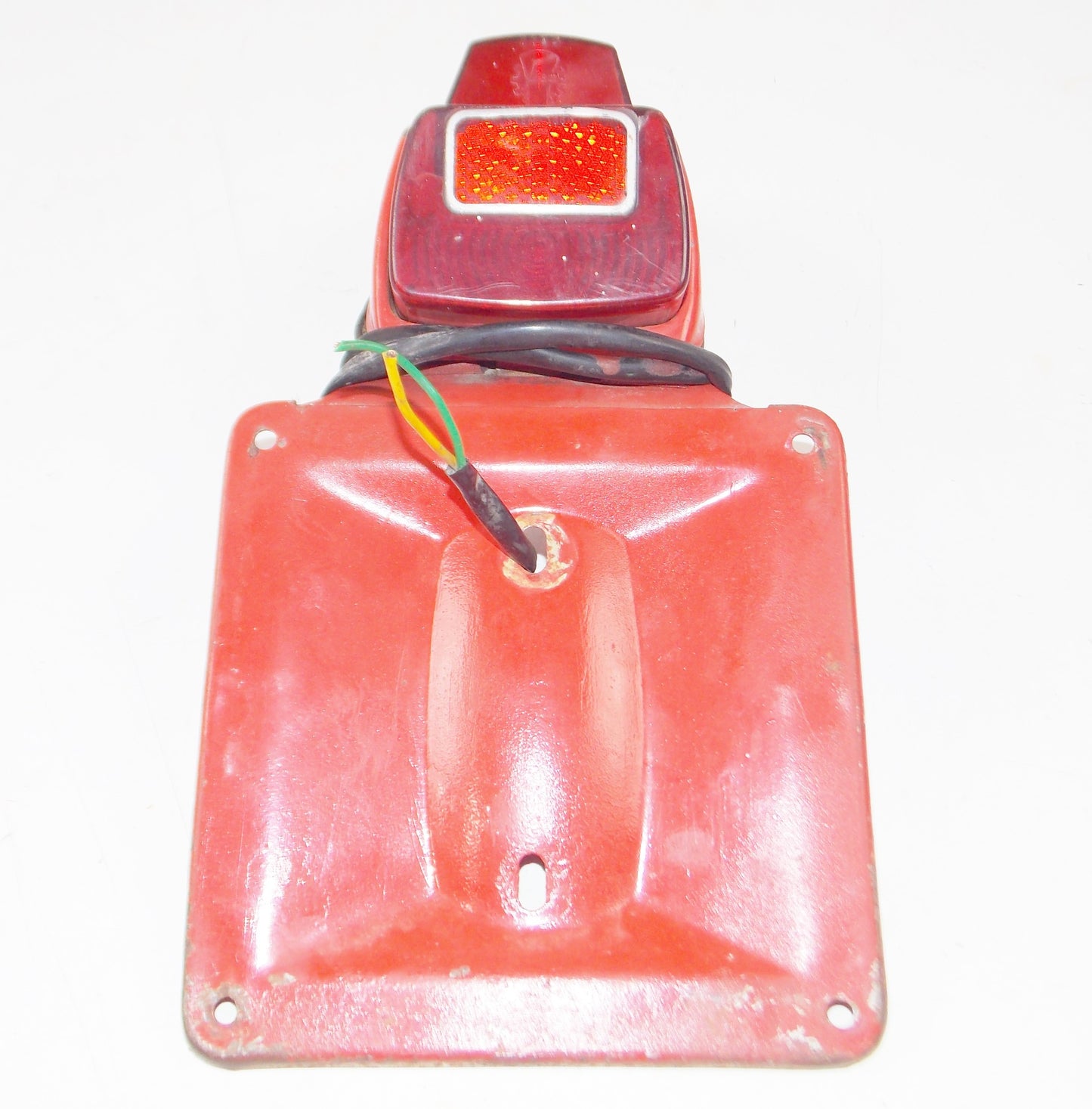 1959 GILERA GIUBILEO 98cc REAR FENDER LICENSE PLATE TAIL LIGHT ASSY VINTAGE - MotoRaider