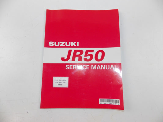 08/1999 SERVICE MANUAL MANINTENACE BOOK SUZUKI JR50 ENGLISH 99500-20180-01E - MotoRaider