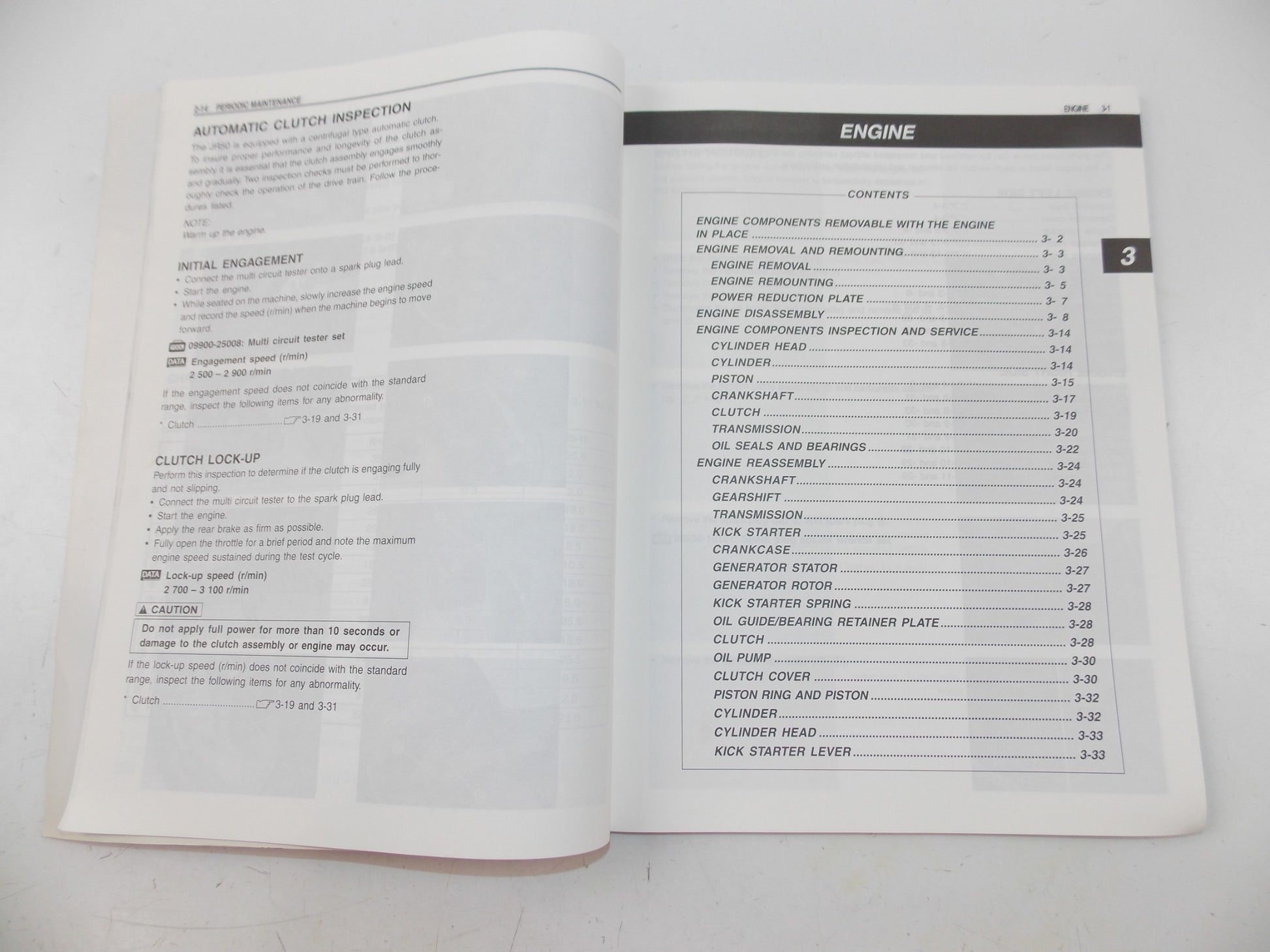 08/1999 SERVICE MANUAL MANINTENACE BOOK SUZUKI JR50 ENGLISH 99500-20180-01E - MotoRaider