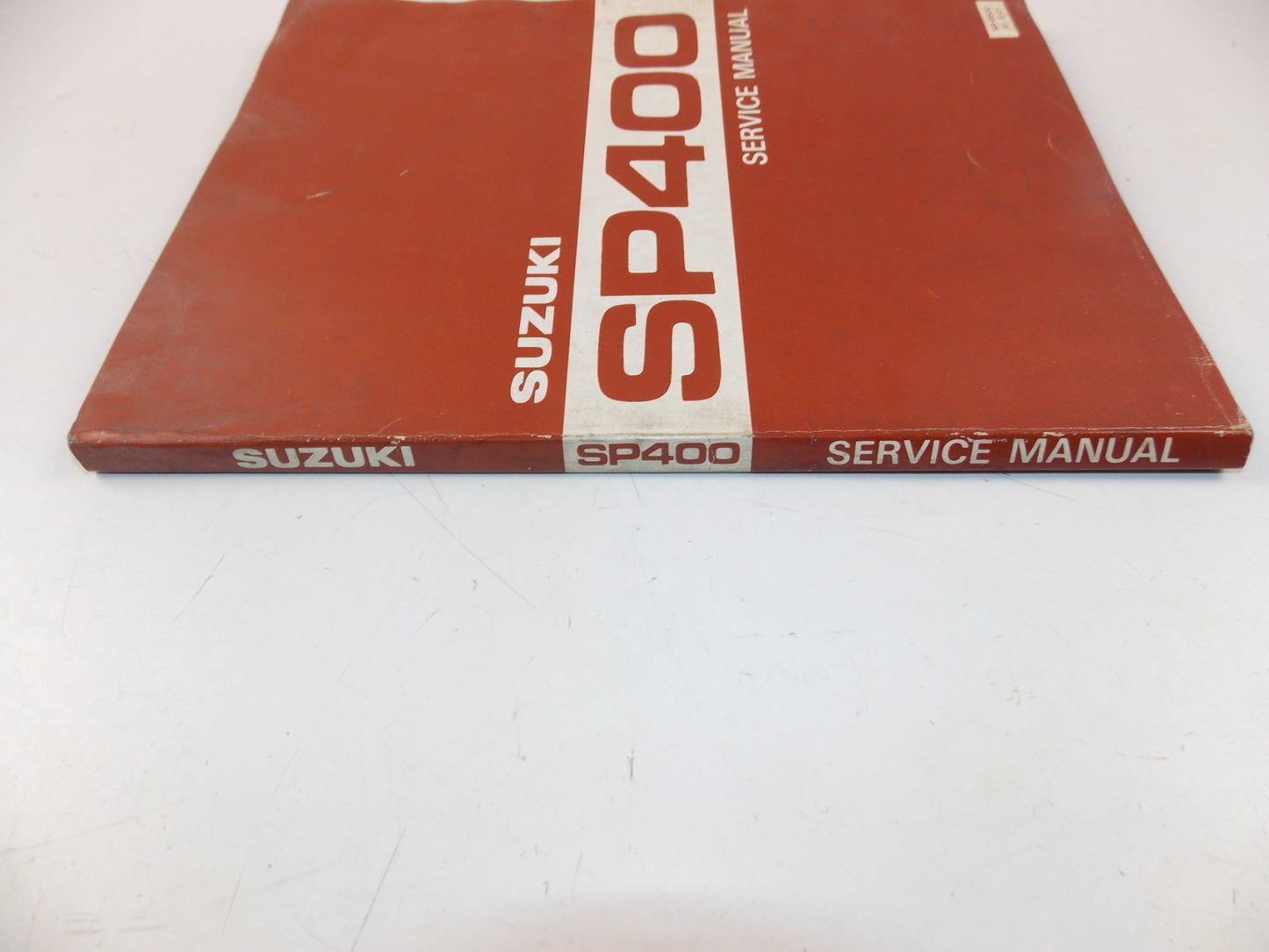 02/1981 SERVICE MANUAL CATALOG MAINTENANCE REPAIR BOOK SUZUKI SP400 ENGLISH - MotoRaider