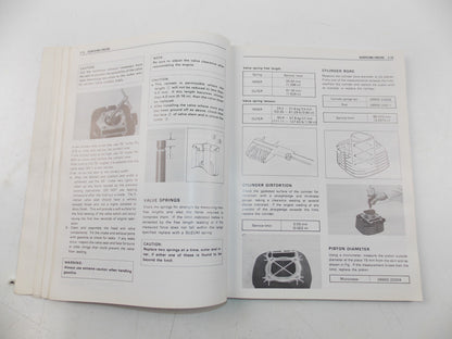 02/1981 SERVICE MANUAL CATALOG MAINTENANCE REPAIR BOOK SUZUKI SP400 ENGLISH - MotoRaider