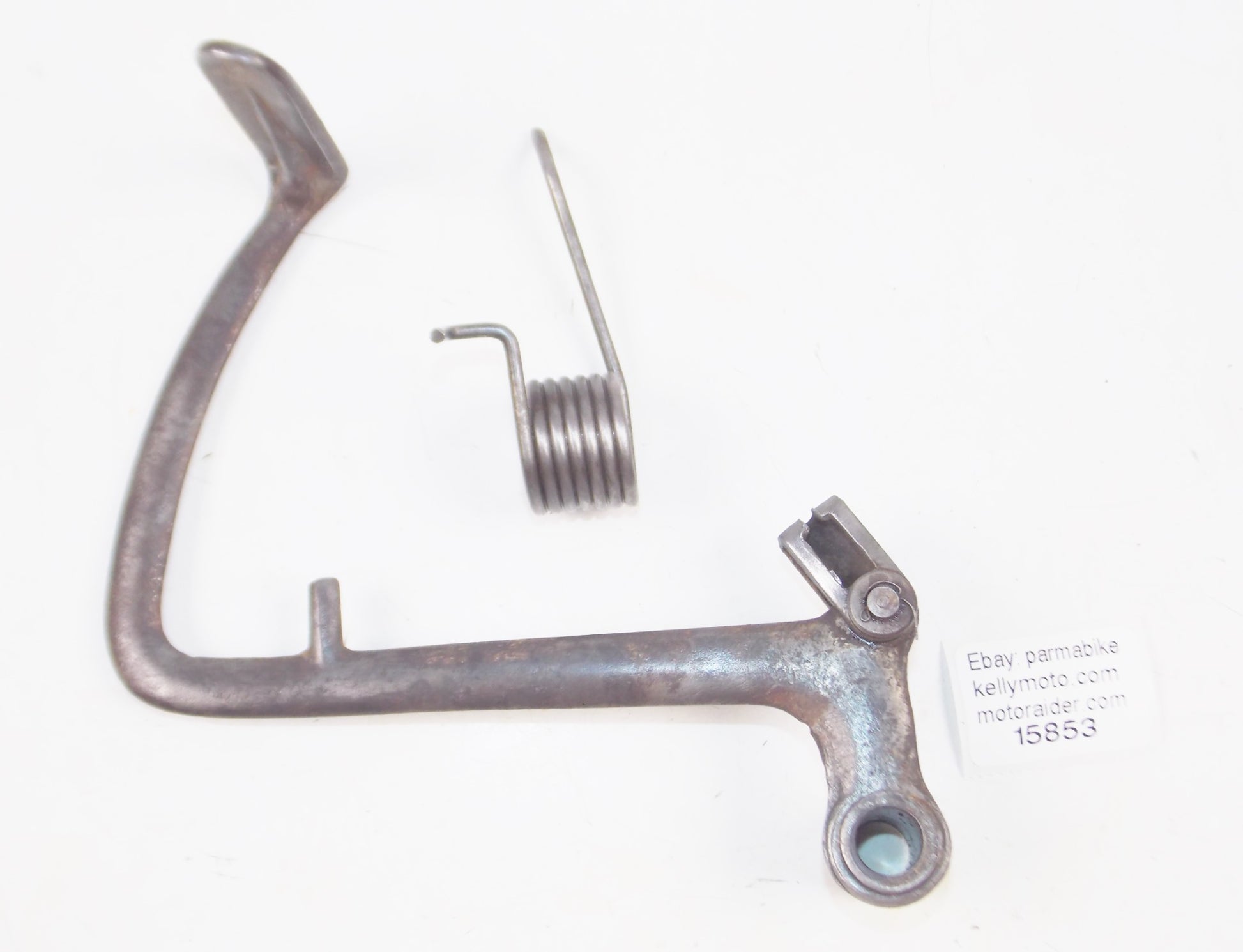 1953-1956 MV AGUSTA PULMAN 125cc REAR WHEEL BRAKE LEVER PEDAL + RETURN SPRING - MotoRaider