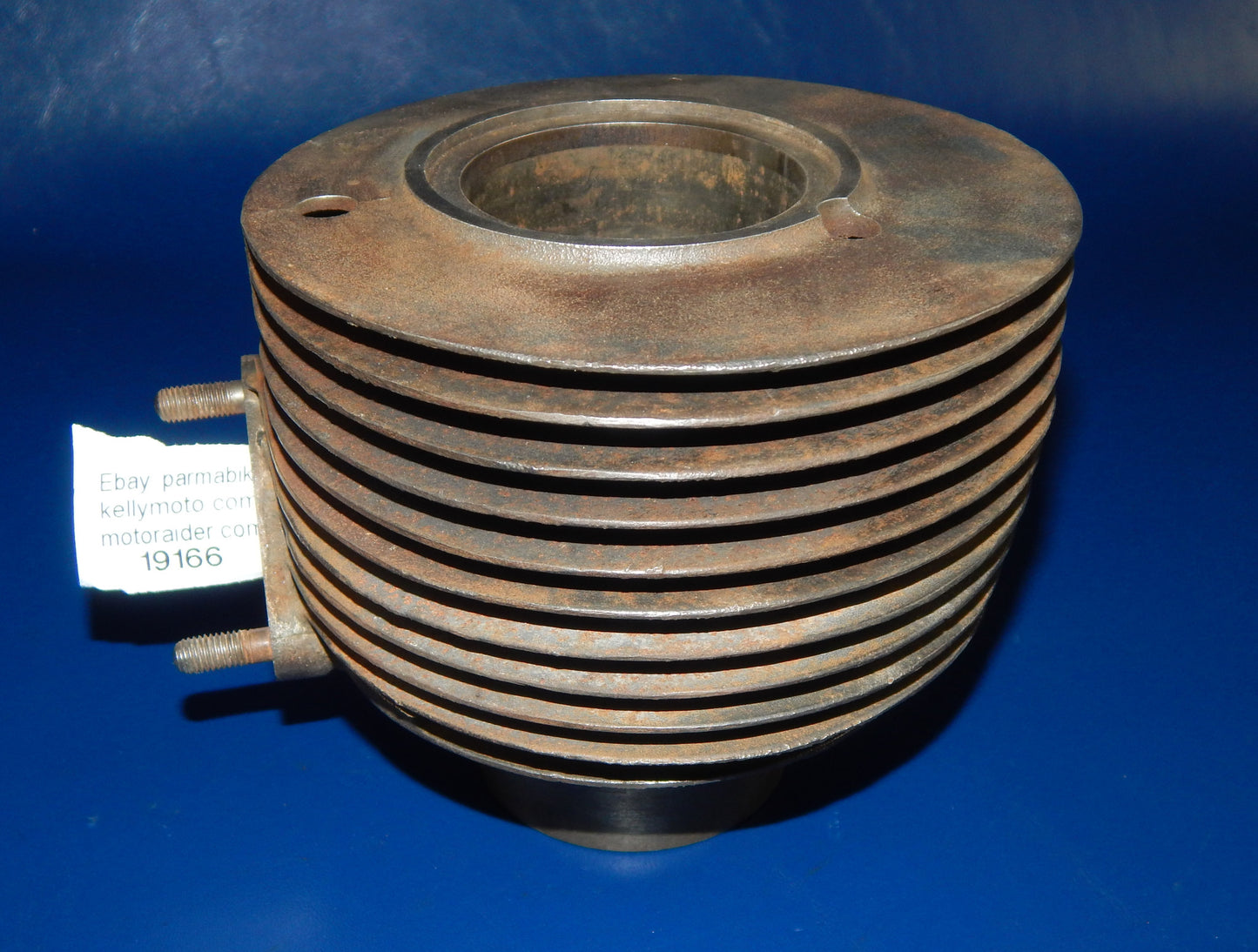 1960's  VESPA PIAGGIO MOTOR ENGINE CYLINDER BARREL BORE 58.50mm VINTAGE SCOOTER - MotoRaider