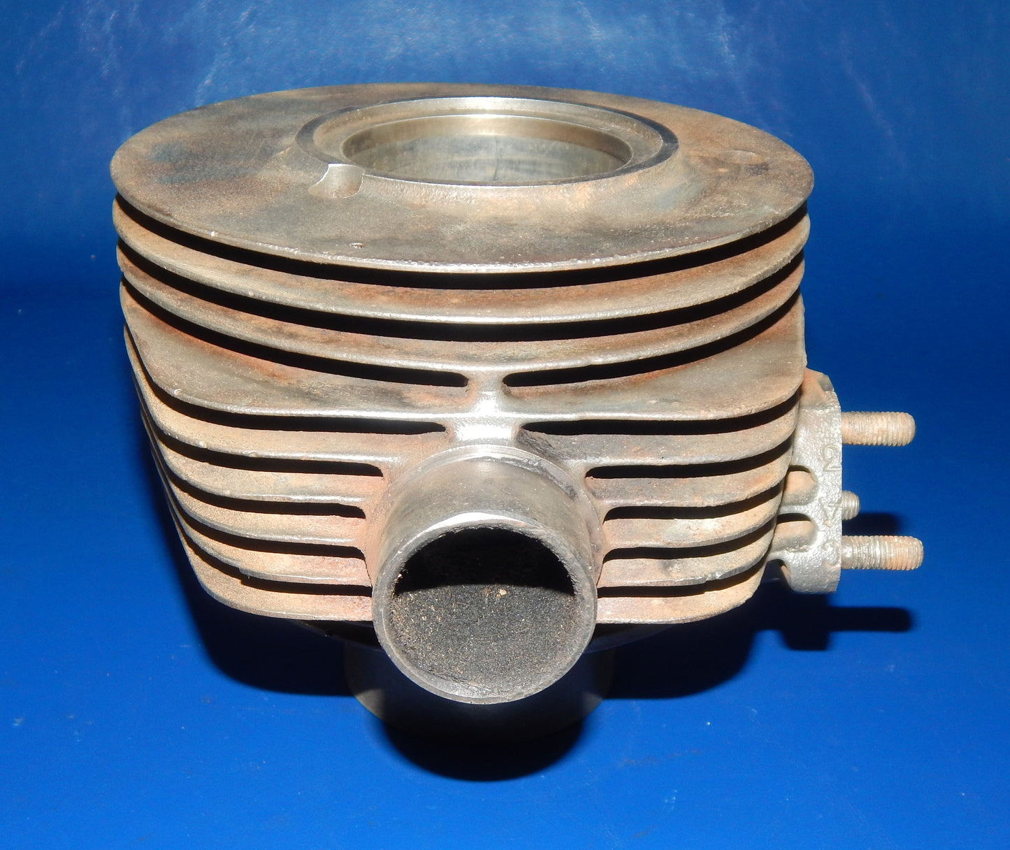 1960's  VESPA PIAGGIO MOTOR ENGINE CYLINDER BARREL BORE 58.50mm VINTAGE SCOOTER - MotoRaider