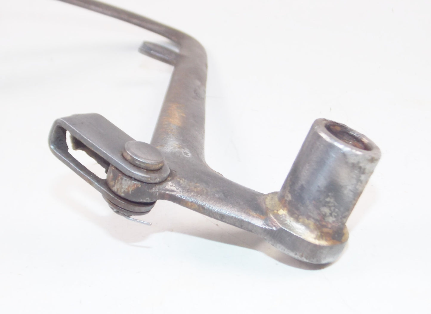 1953-1956 MV AGUSTA PULMAN 125cc REAR WHEEL BRAKE LEVER PEDAL + RETURN SPRING - MotoRaider