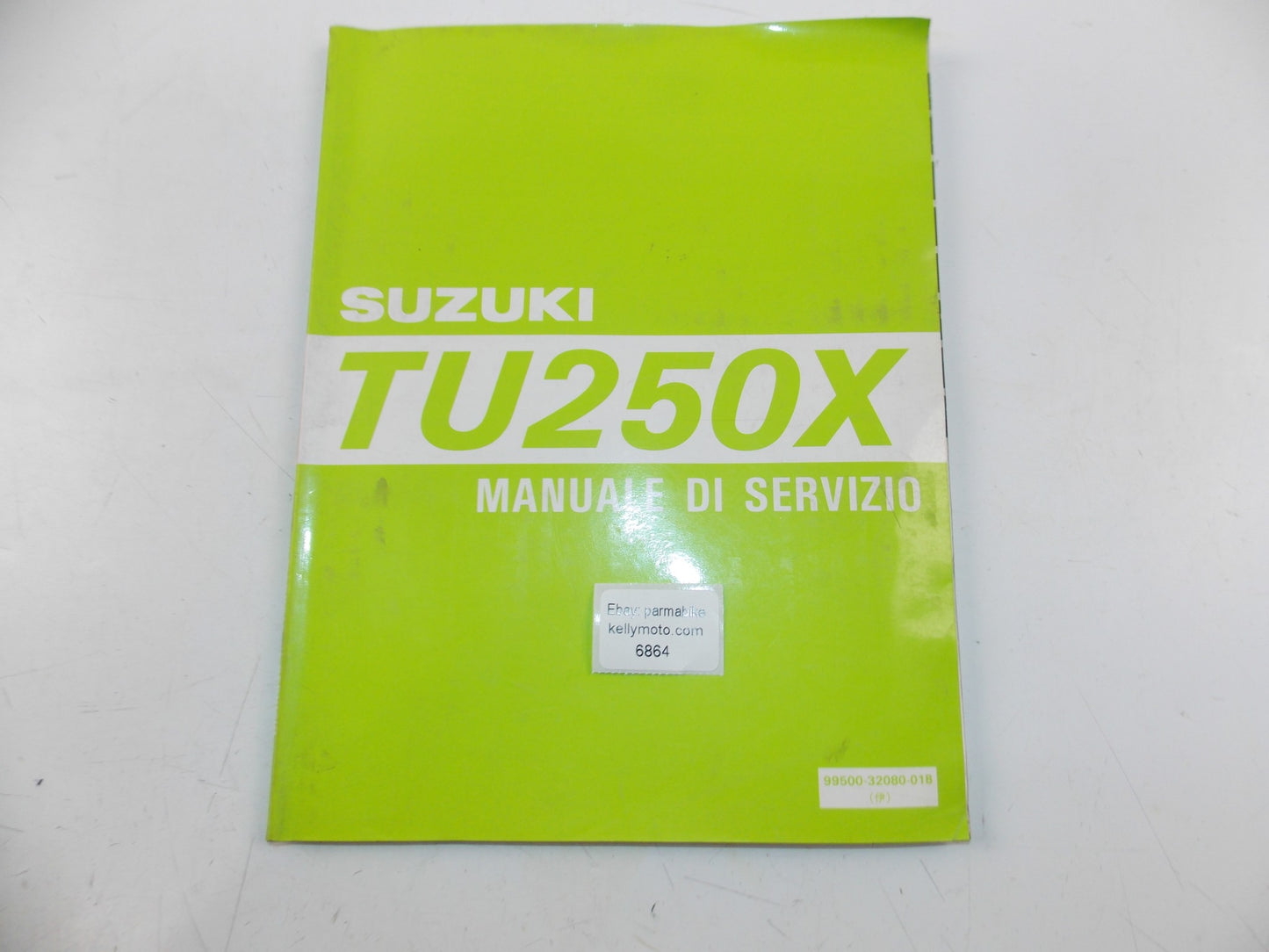 11/1996 SUPPLEMENT SERVICE MANUAL MAINTENANCE BOOK CATALOG SUZUKI TU250X ITALIAN - MotoRaider