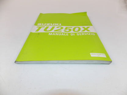 11/1996 SUPPLEMENT SERVICE MANUAL MAINTENANCE BOOK CATALOG SUZUKI TU250X ITALIAN - MotoRaider