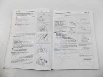 11/1996 SUPPLEMENT SERVICE MANUAL MAINTENANCE BOOK CATALOG SUZUKI TU250X ITALIAN - MotoRaider