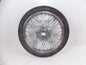 1959 GILERA GIUBILEO 98cc 17" REAR WHEEL RIM HUB SPOKES TIRE VINTAGE ITALY - MotoRaider