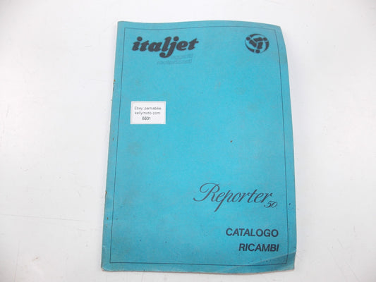 ITALJET REPORTER 50 SPARE PARTS CATALOG MANUAL BOOK ITALIAN - MotoRaider