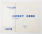 OEM 1970 TRIUMPH ALL MODELS DEFECT CODE MANUAL HANDBOOK BONEVILLE THUNDERBIRD - MotoRaider