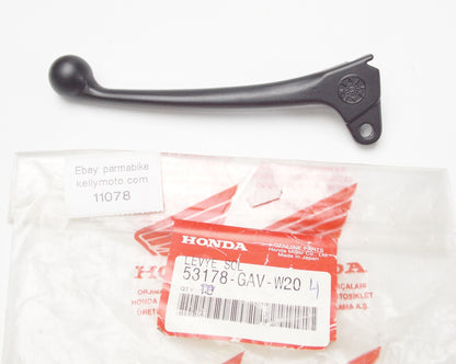 OEM HONDA 1997-1999 SJ100 LH CLUTCH LEVER BLACK 53178-GAV-W20 - MotoRaider