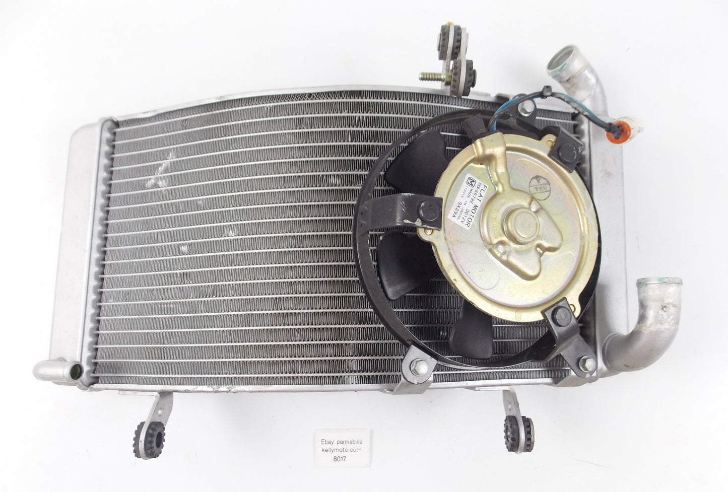 OEM 1998 DUCATI 750 COOLING SYSTEM RADIATOR + FAN - MotoRaider