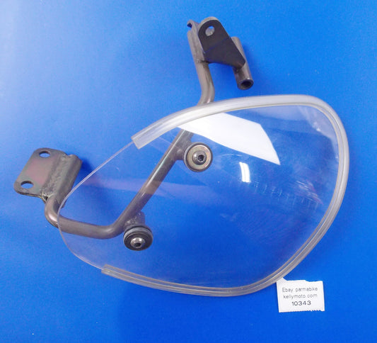 NOS OEM HONDA SCOOTER SH 125/150 LEFT HAND GUARD+MOUNT BRACKET PROTECTOR SHIELD - MotoRaider