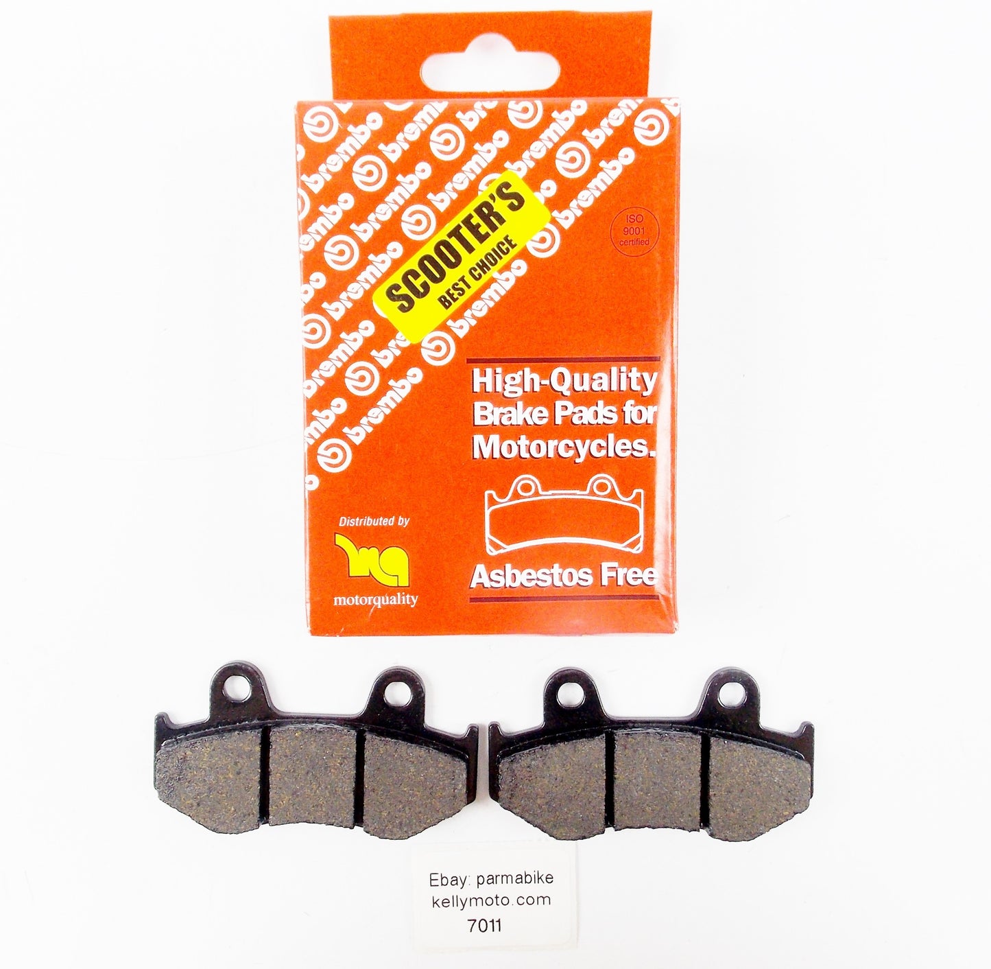 NOS BREMBO WHEEL BRAKE PADS 07038  SCOOTER'S HONDA - MotoRaider