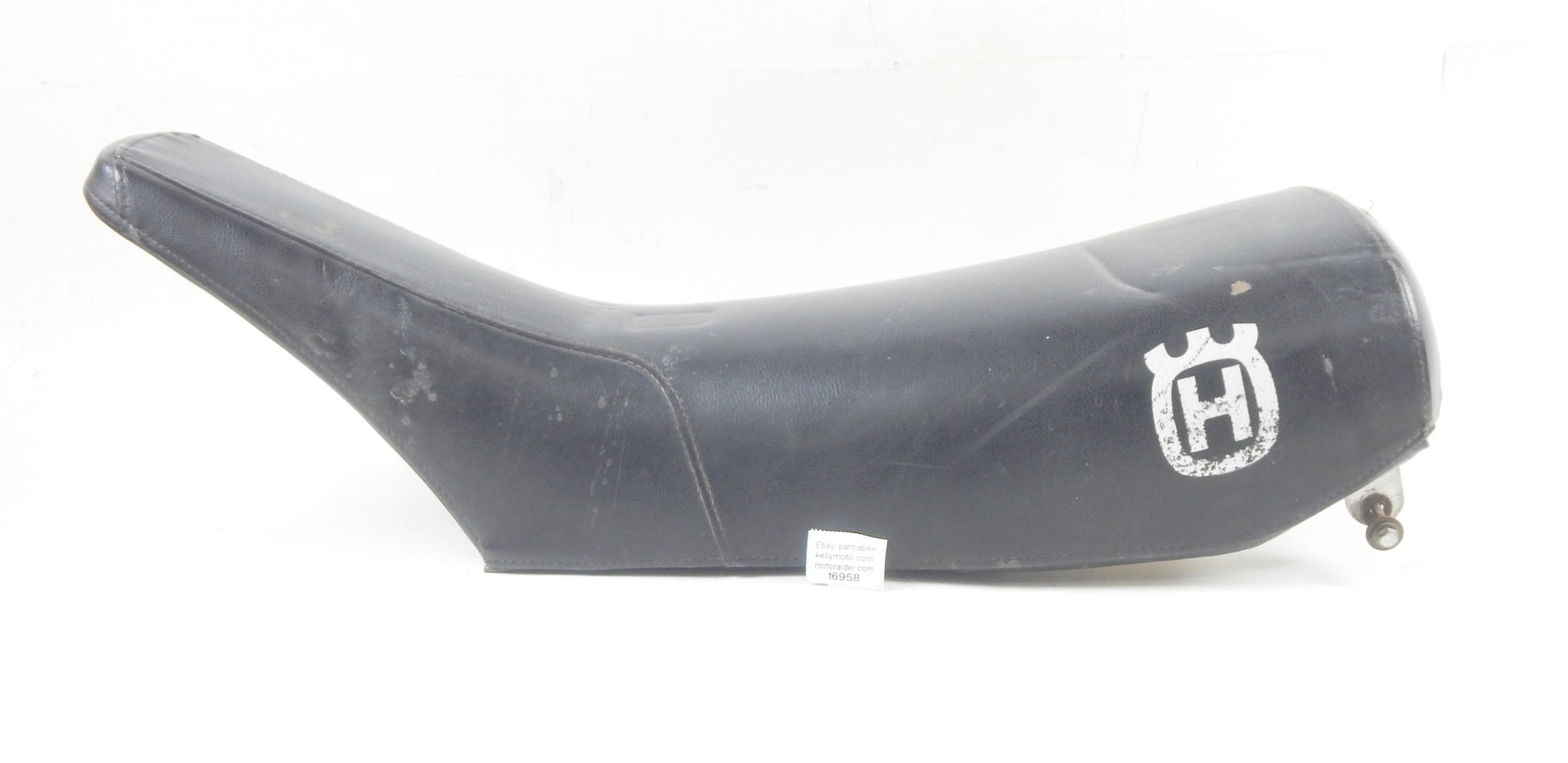 1980's HUSQVARNA CR 250 CR 500 FOAM SADDLE SEAT MODIFIED HI-FLITE BLACK - MotoRaider