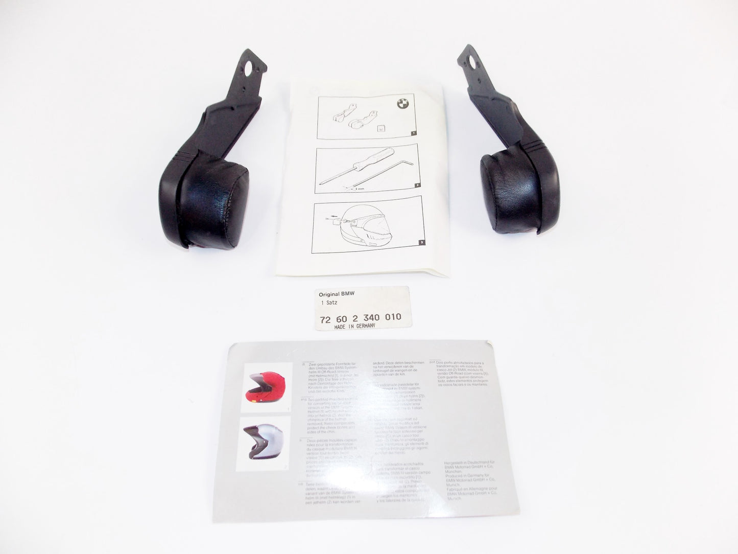 NOS OEM BMW MODIFICATION KIT OFFROAD TO JET HELMET AIR 72602340010 | 72602340478 - MotoRaider