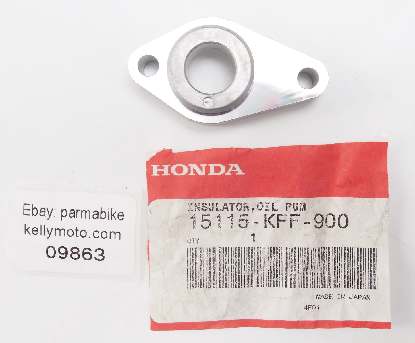 NOS OEM HONDA 1998 | 2000-2002 PANTHEON FES125 INSULATOR OIL PUM 15115-KFF-900 - MotoRaider