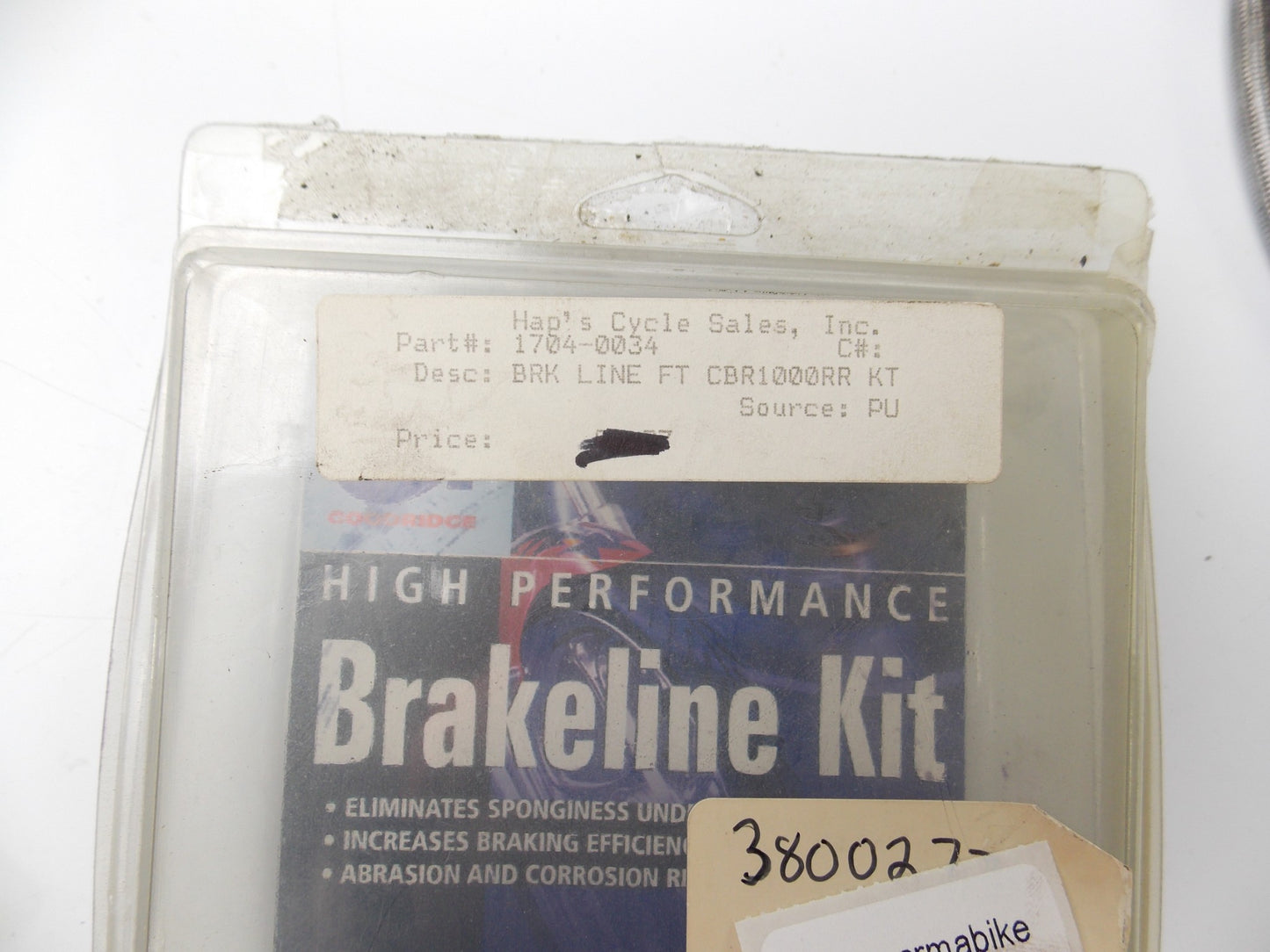 GOODRIDGE HYDRAULIC FRONT BRAKE HOSE LINER KIT HONDA 2004 CBR100R HN2878-2FP - MotoRaider