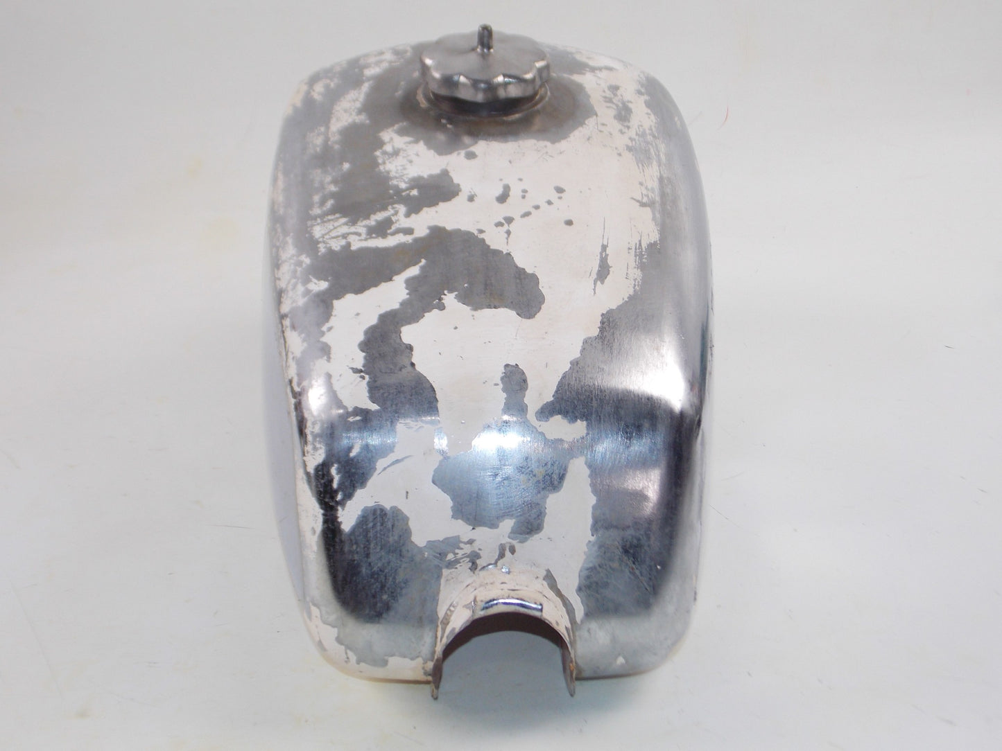 HUSQVARNA 1975 1976 1977 WR 250 360 FUEL PETROL CHROME GAS TANK + FUEL CAP - MotoRaider