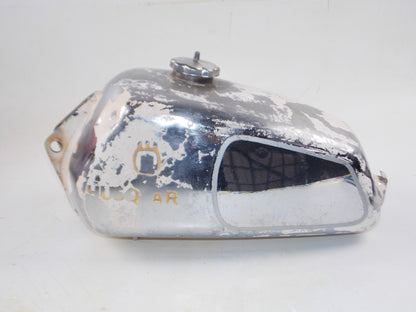 HUSQVARNA 1975 1976 1977 WR 250 360 FUEL PETROL CHROME GAS TANK + FUEL CAP - MotoRaider