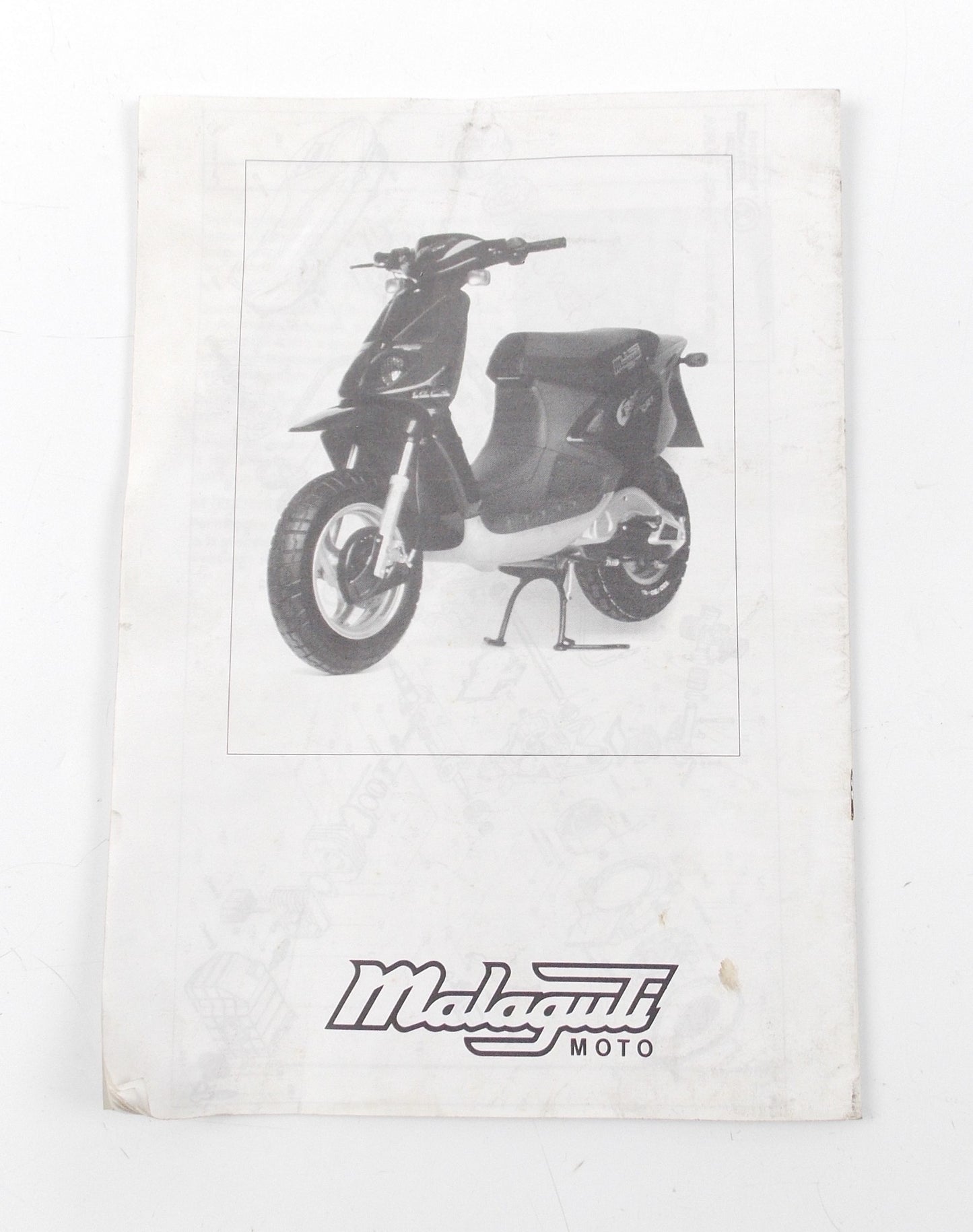 OEM MALAGUTI SCOOTER MOTO "FM-50L" TECHNICAL SERVICE MANUAL WORKSHOP BOOK REPAIR - MotoRaider