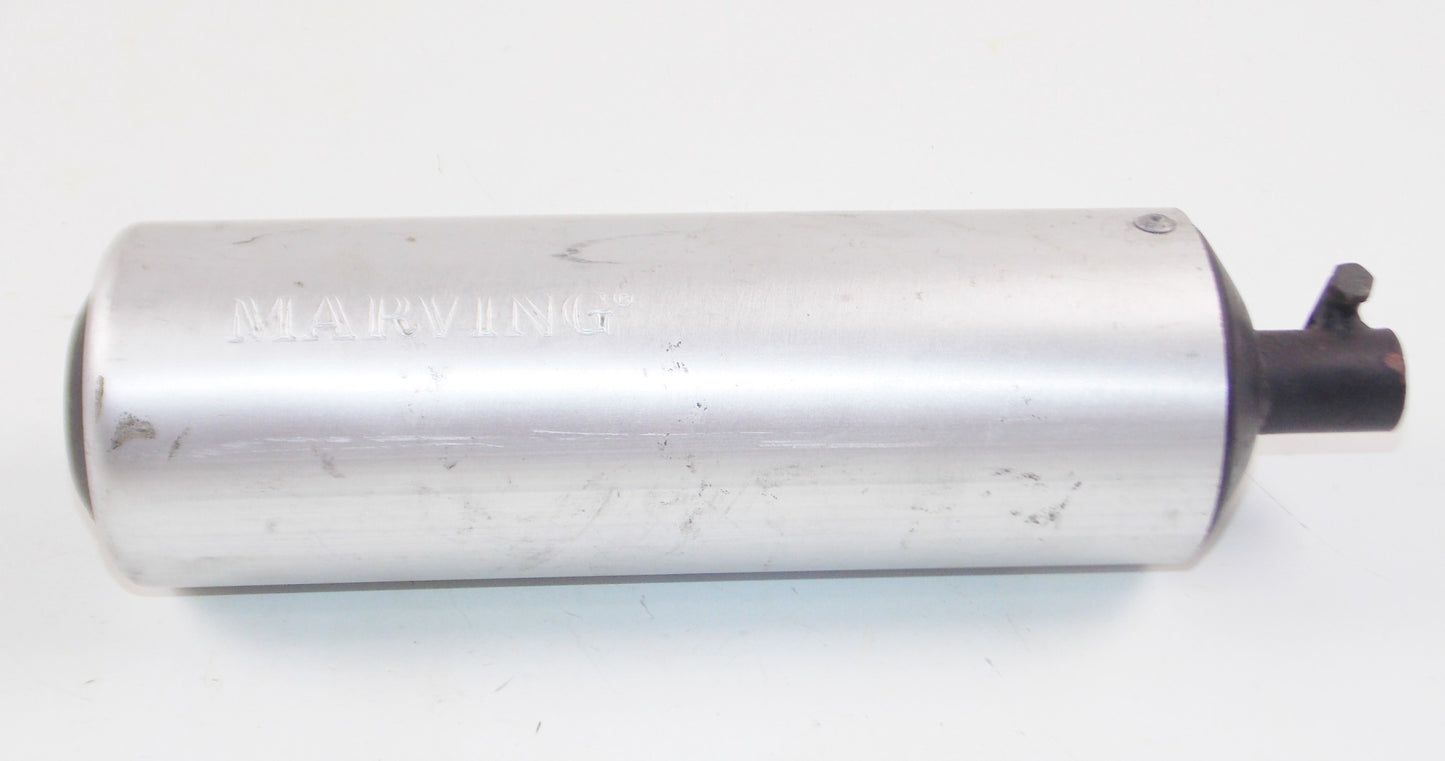 MARVING EXHAUST PIPE SILENCER OVERALL L=350 mm INLET ID=22mm CAGIVA APRILIA KTM - MotoRaider