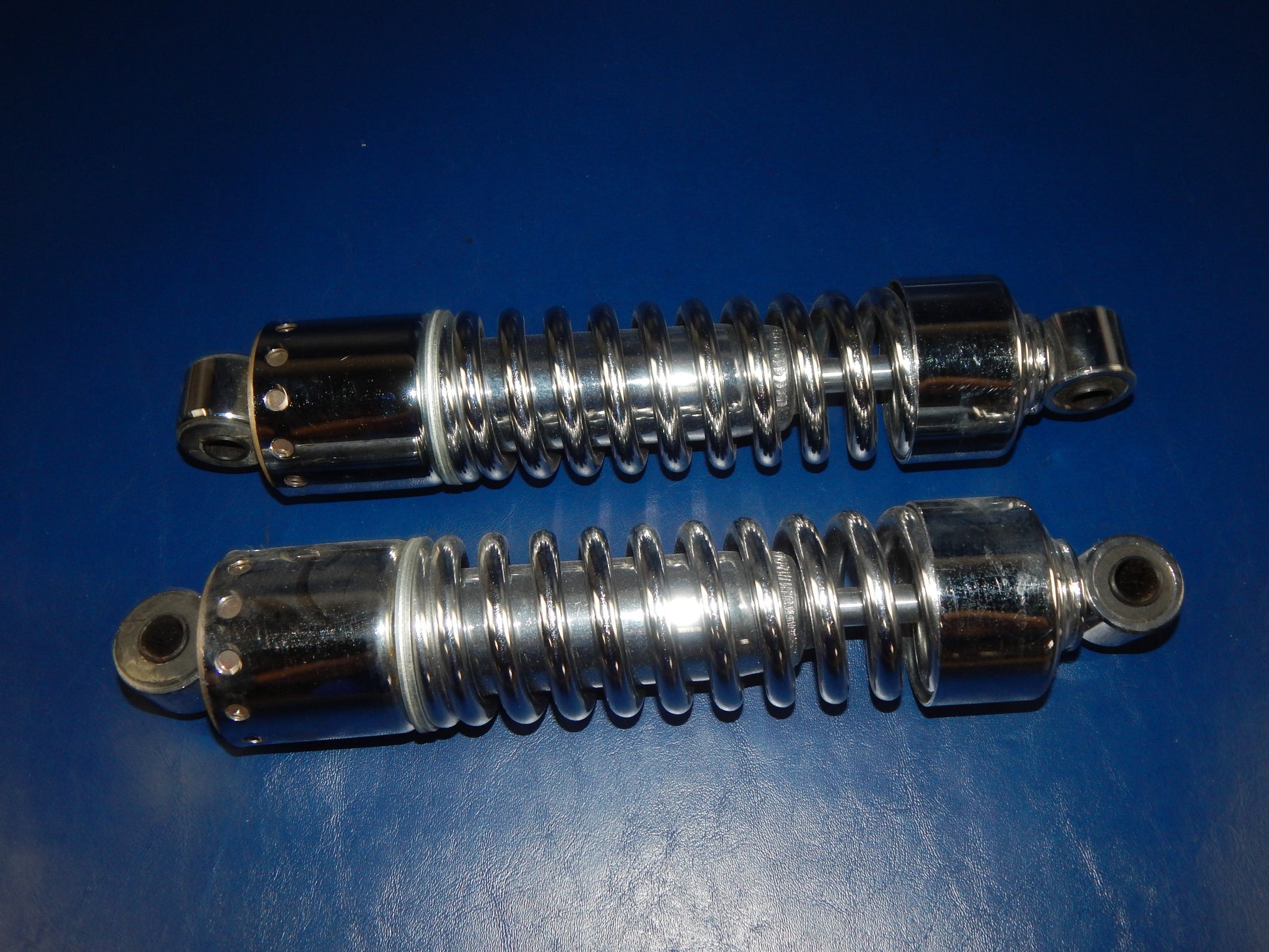 1pr MOTORCYCLE REAR SHOCKS SUSPENSION L=12" HONDA YAMAHA KAWASAKI SUZUKI CUSTOM - MotoRaider