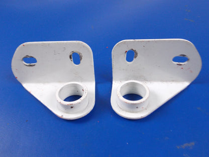 1980 BETA  CR 250 500 GAS FUEL TANK MOUNT BRACKETS WHITE VINTAGE CROSS ENDURO - MotoRaider