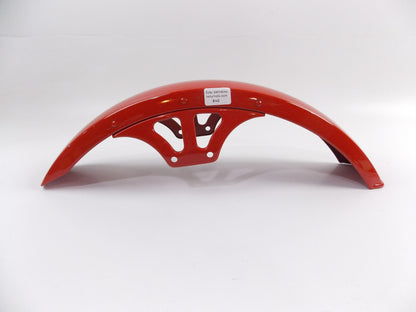 NOS OEM CAGIVA ALA AZZURRA 350 RED FRONT FENDER STEEL MUD GUARD 800L42426 - MotoRaider