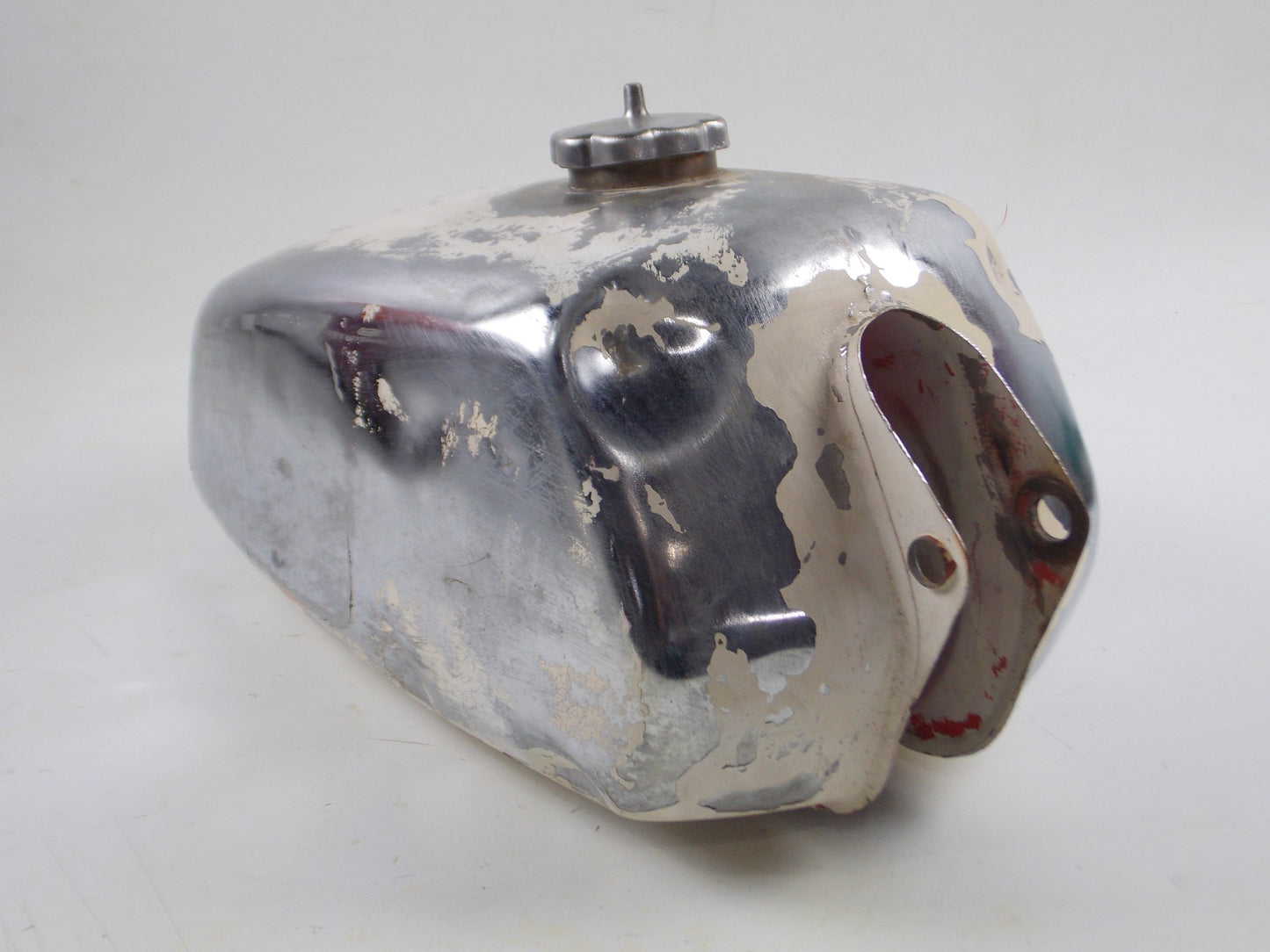 HUSQVARNA 1975 1976 1977 WR 250 360 FUEL PETROL CHROME GAS TANK + FUEL CAP - MotoRaider