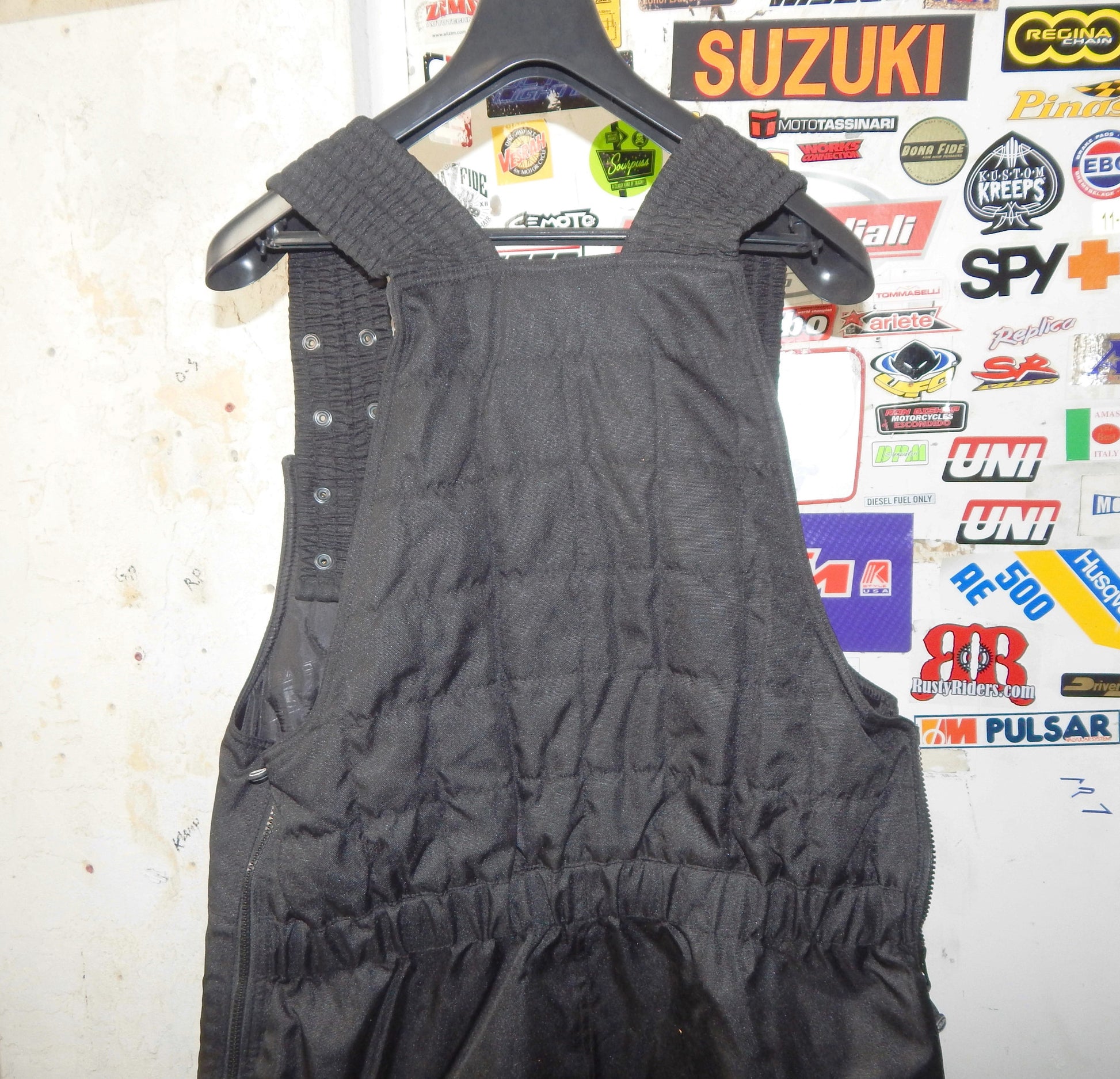 COLDWAVE SNOWWEAR BLACK MEN SIZE LARGE SNOWSUIT OVERALL SNOWMOBILE ATV SNOWBOARD - MotoRaider