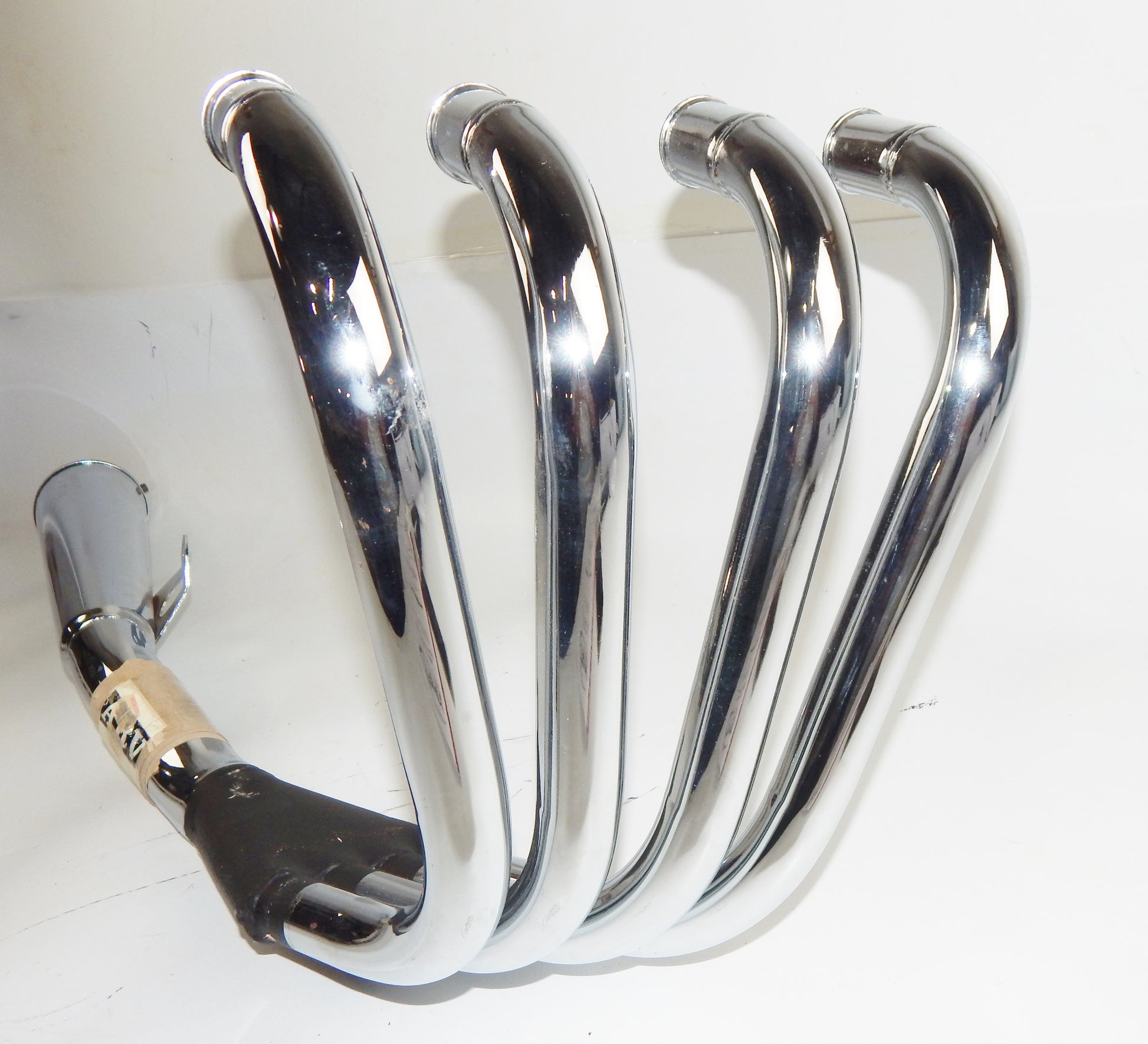 NOS 1980'S KAWASAKI Z 400 4 in 1 MARVING SUPERSTAR CHROME MUFFLER K400C ARTK500 - MotoRaider